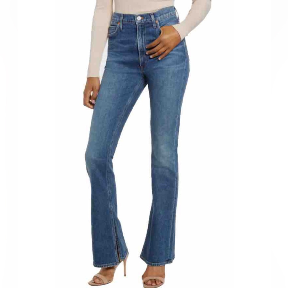 NWT Citizens of Humanity $248 Georgia High Rise Bootcut Jean in Heist Wash Sz 25